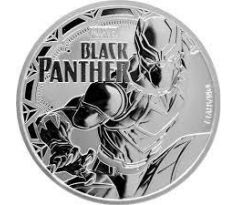 BLACK PANTHER - MARVEL 1 OZ 2018 - STRIEBORNÁ INVESTIČNÁ MINCA