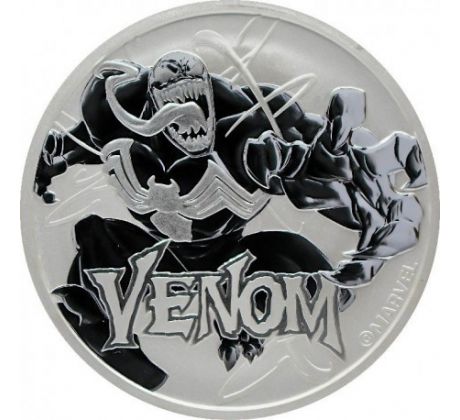VENOM - MARVEL SERIES - 1 OZ 2020 - STRIEBORNÁ INVESTIČNÁ MINCA