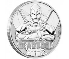 DEADPOOL - MARVEL SERIES - 1 OZ 2018 - STRIEBORNÁ INVESTIČNÁ MINCA