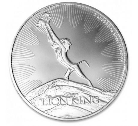 LION KING - THE CIRCLE OF LIFE - 25th ANNIVERSARRY - 1 OZ 2020 - STRIEBORNÁ INVESTIČNÁ MINCA