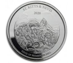 BRIMSTONE HILL - 1 OZ 2020 - ST KITTS AND NEVIS - EASTERN CARIBBEAN - STRIEBORNÁ ZBERATEĽSKÁ MINCA