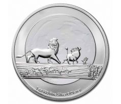 TIMON A PUMBA - HAKUNA MATATA - LION KING 25th ANNIVERSARY - 1 OZ 2021 - STRIEBORNÁ ZBERATEĽSKÁ MINCA