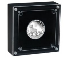 YEAR OF THE TIGER - LUNAR 3 - 1 OZ 2022 PERTH MINT - STRIEBORNÁ ZBERATEĽSKÁ PROOF MINCA VO VITRÍNKE