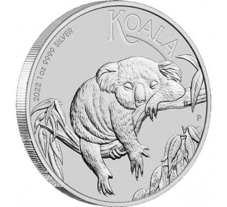 KOALA - 1 OZ 2022 AUSTRÁLIA - STRIEBORNÁ ZBERATEĽSKÁ MINCA