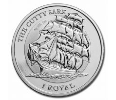 BIOT CUTTY SARK - 1 OZ 2021 BRITISH INDIAN OCEAN TERRITORY - STRIEBORNÁ ZBERATEĽSKÁ MINCA