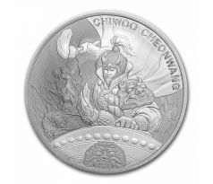 CHIWOO CHEONWANG - 1 OZ 2021 SOUTH KOREA - STRIEBORNÁ ZBERATEĽSKÁ MINCA