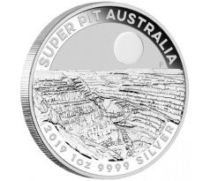 AUSTRALIAN SUPER PIT - 1 OZ 2019 - STRIEBORNÁ ZBERATEĽSKÁ MINCA