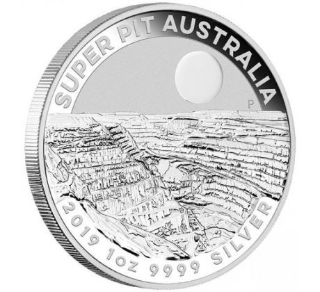 AUSTRALIAN SUPER PIT - 1 OZ 2019 - STRIEBORNÁ ZBERATEĽSKÁ MINCA