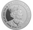 CASH RHINO - CASH INDIA WILDLIFE - 1 OZ 2022 ST. HELENA - STRIEBORNÁ ZBERATEĽSKÁ MINCA