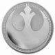 STAR WARS - REBEL ALLIANCE - 1 OZ 2022 NIUE - STRIEBORNÁ ZBERATEĽSKÁ MINCA