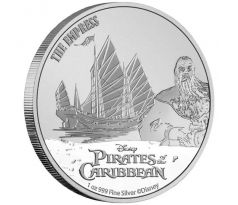 THE EMPRESS - PIRATES OF CARRIBEAN - 1 OZ 2021 NIUE - STRIEBORNÁ ZBERATEĽSKÁ MINCA
