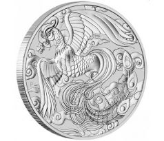PHOENIX - CHINESE MYTHS AND LEGENDS - 1 OZ 2022 AUSTRALIA - STRIEBORNÁ ZBERATEĽSKÁ MINCA