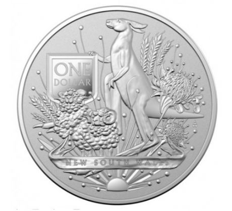 COAT OF ARMS - 1 OZ 2022 AUSTRALIA - STRIEBORNÁ ZBERATEĽSKÁ MINCA