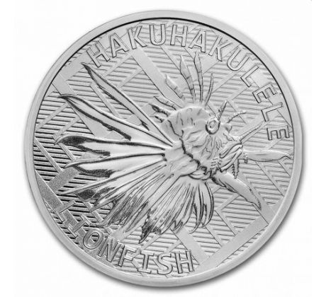 LIONFISH - 1 OZ 2022 TOKEALU - STRIEBORNÁ ZBERATEĽSKÁ MINCA