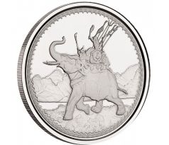 WAR ELEPHANT - 1 OZ 2022 GIBRALTAR - STRIEBORNÁ ZBERATEĽSKÁ MINCA