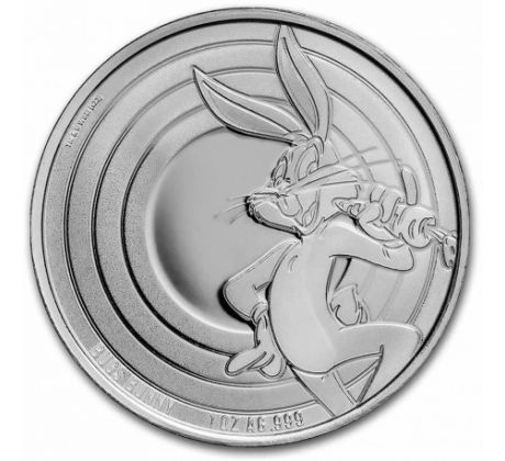 BUGS BUNNY - 1 OZ 2022 SAMOA - STRIEBORNÁ ZBERATEĽSKÁ MINCA