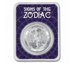 SINGS OF ZODIAC - ZNAMENIE PODĽA VÝBERU - 1 OZ 2021 TOKELAU - STRIEBORNÁ ZBERATEĽSKÁ MINCA V BLISTRI