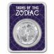 SINGS OF ZODIAC - ZNAMENIE PODĽA VÝBERU - 1 OZ 2021 TOKELAU - STRIEBORNÁ ZBERATEĽSKÁ MINCA V BLISTRI