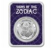 SINGS OF ZODIAC - ZNAMENIE PODĽA VÝBERU - 1 OZ 2021 TOKELAU - STRIEBORNÁ ZBERATEĽSKÁ MINCA V BLISTRI