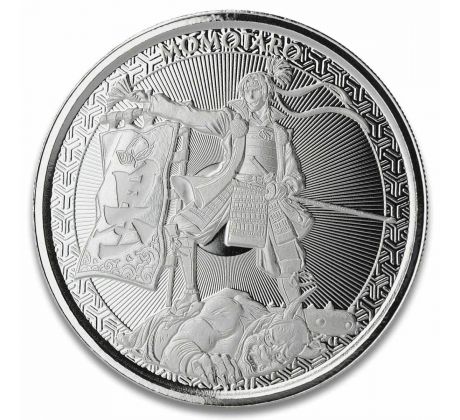 MOMOTARO AND THE DEMON - LEGENDS OF JAPAN - ANIME STYLE - 1 OZ 2020 SAMOA - STRIEBORNÁ ZBERATEĽSKÁ MINCA
