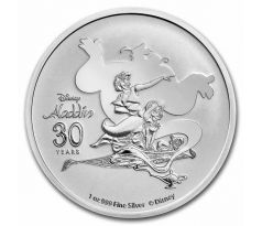 ALADDIN - 30th ANNIVERSARY - 1 OZ 2022 NIUE - STRIEBORNÁ ZBERATEĽSKÁ MINCA