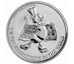 SCROOGE McDUCK - 1 OZ 2022 NIUE - STRIEBORNÁ ZBERATEĽSKÁ MINCA
