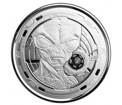 ALIEN - 1 OZ 2022 GHANA - STRIEBORNÁ ZBERATEĽSKÁ MINCA