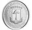 GIRAFFE - 1 OZ 2022 - EQUATORIAL GUINEA - STRIEBORNÁ ZBERATEĽSKÁ MINCA