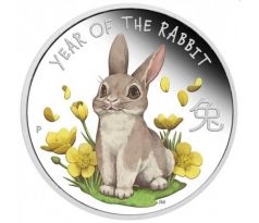 BABY RABBIT strieborná zberateľská investičná minca perth mint 2023