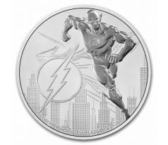 THE FLASH - JUSTICE LEAGUE - 1 OZ 2022 NIUE - STRIEBORNÁ ZBERATEĽSKÁ MINCA