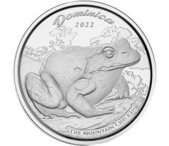 MOUNTAIN CHICKEN TOAD - EC8 EASTERN CARRIBEAN - 1 OZ 2022 - DOMINICA - STRIEBORNÁ ZBERATEĽSKÁ MINCA