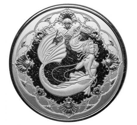 PACIFIC MERMAID - 1 OZ 2022 SAMOA - STRIEBORNÁ ZBERATEĽSKÁ MINCA