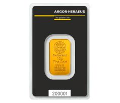 10 GRAM - ARGOR-HERAEUS - ZLATÁ INVESTIČNÁ TEHLIČKA - nový tovar