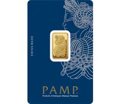 5 GRAM - PAMP FORTUNA - ZLATÁ INVESTIČNÁ TEHLIČKA