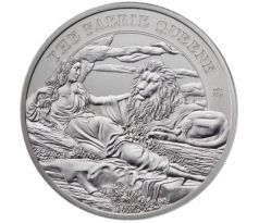 THE FAERIE QUEEN - UNA AND THE LION - 1 OZ 2024 ST. HELENA - STRIEBORNÁ ZBERATEĽSKÁ MINCA