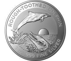 ROUGH - TOOTHED DOLPHIN - 1 OZ 2023 RAM - STRIEBORNÁ ZBERATEĽSKÁ MINCA