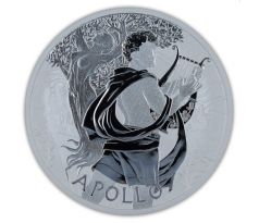 APOLLO - GODS OF OLYMPUS - 1 OZ 2023 PERTH MINT - STRIEBORNÁ ZBERATEĽSKÁ MINCA