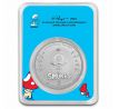 SMURFS - 65th ANNIVERSARY - 1 OZ 2023 NIUE - STRIEBORNÁ ZBERATEĽSKÁ MINCA V BLISTRI