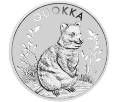 QUOKKA - 1 OZ 2023 PERTH MINT - STRIEBORNÁ ZBERATEĽSKÁ MINCA