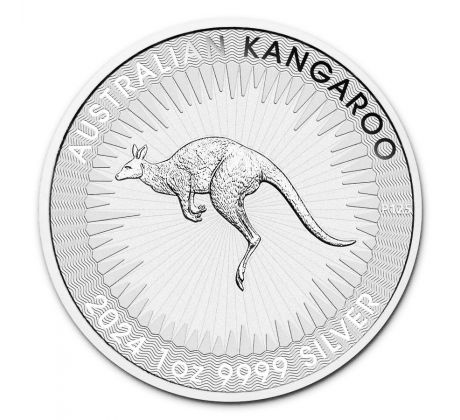 KANGAROO - 1 OZ .999 AG 2024- AUSTRÁLIA - STRIEBORNÁ INVESTIČNÁ MINCA - nový tovar
