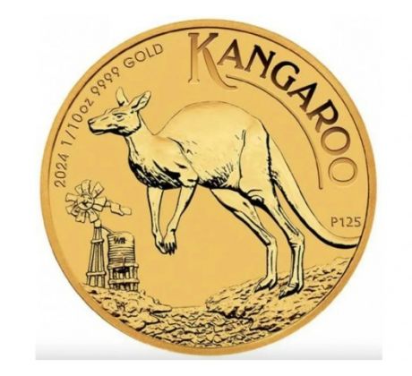 1/10 oz KANGAROO – .9999 AU - INVESTIČNÁ ZLATÁ MINCA - nový tovar