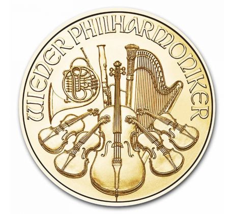 1/2 oz WIENER PHILHARMONIKER –.9999 AU - ZLATÁ INVESTIČNÁ MINCA - nový tovar
