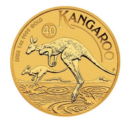 1 oz KANGAROO - .9999 AU - ZLATÁ INVESTIČNÁ MINCA - nový tovar