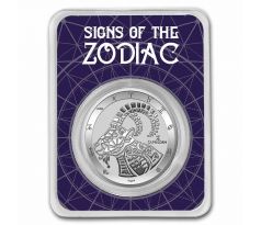 SINGS OF ZODIAC - ZNAMENIE PODĽA VÝBERU - 1 OZ 2021 TOKELAU - STRIEBORNÁ ZBERATEĽSKÁ MINCA V BLISTRI KOZOROŽEC ks